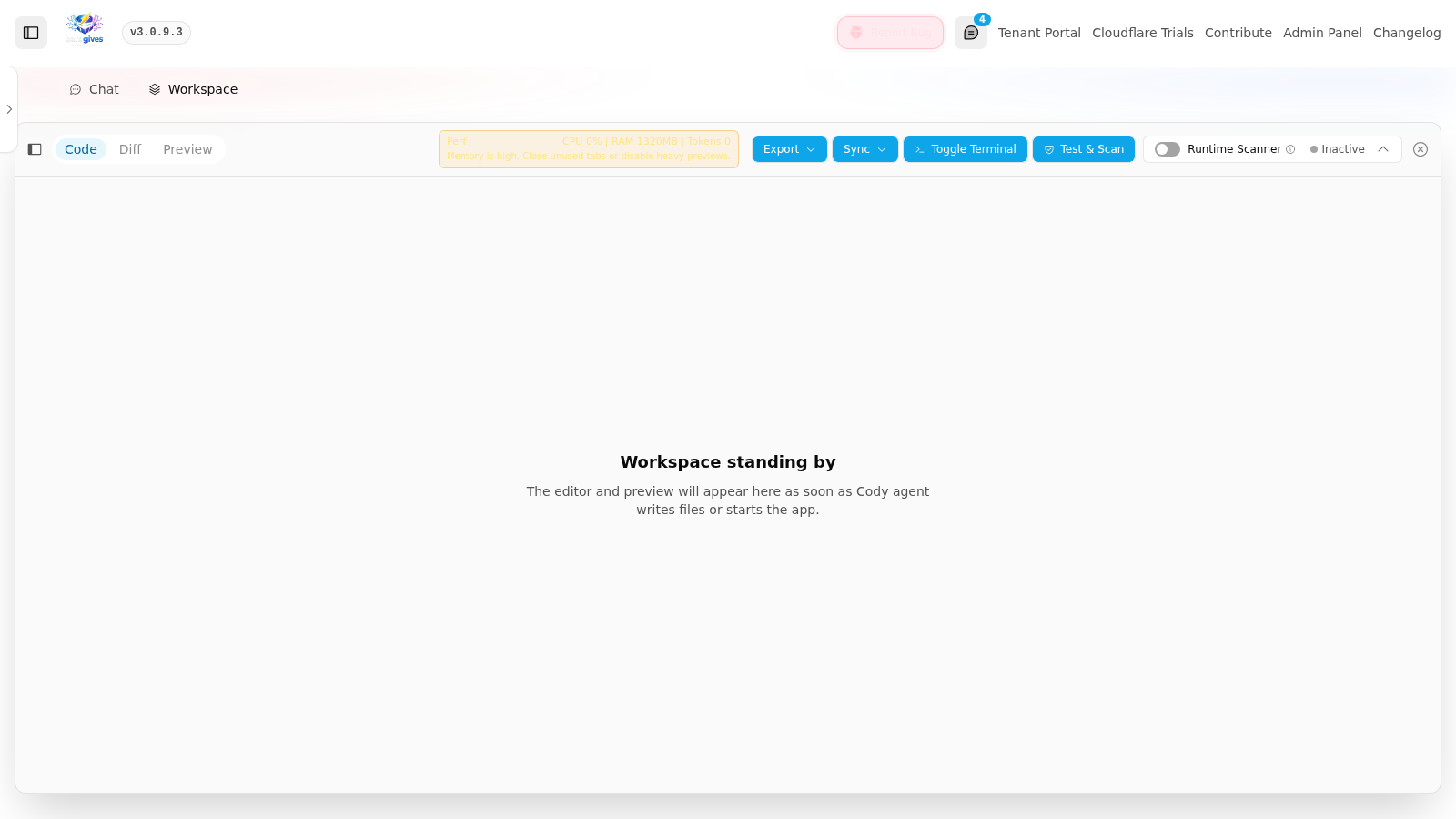 Workspace preview screenshot